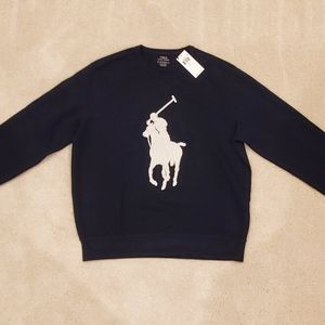 PoloRalphLauren BigPony Letterman Patch Sweatshirt